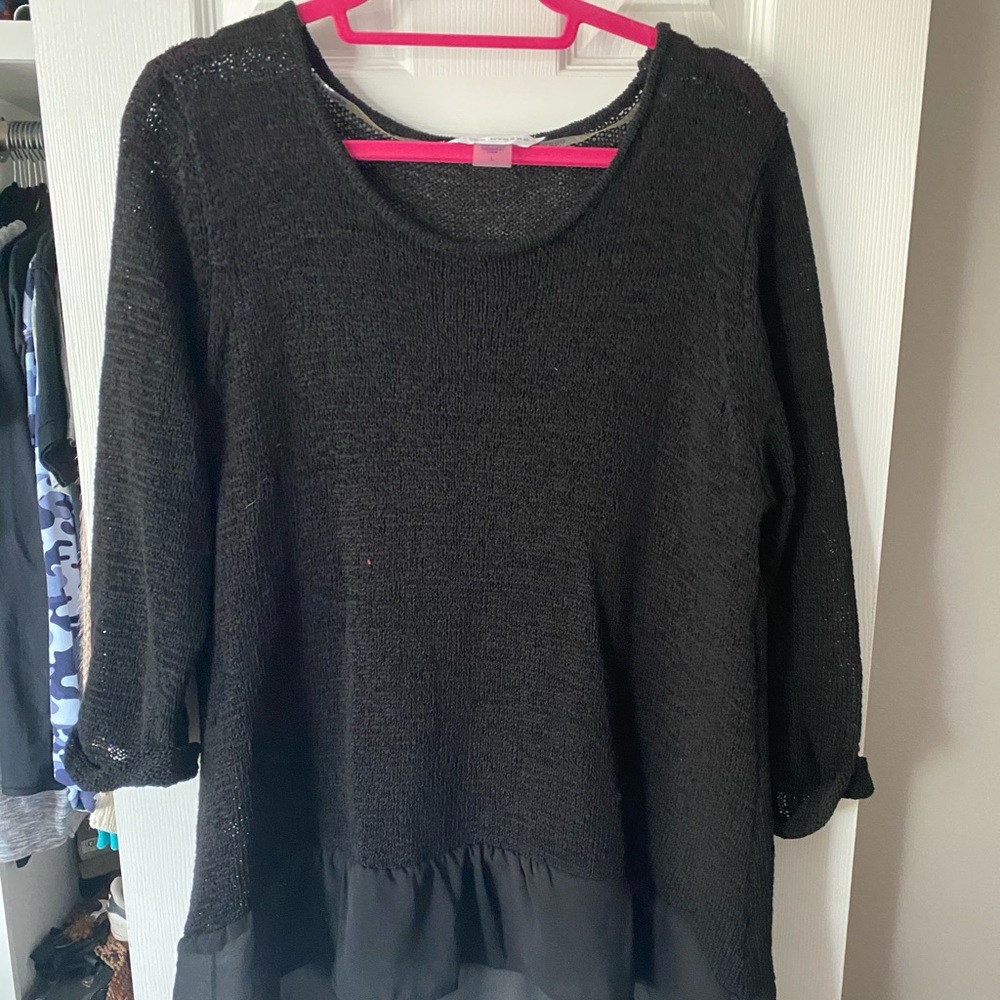 Black sweater size large